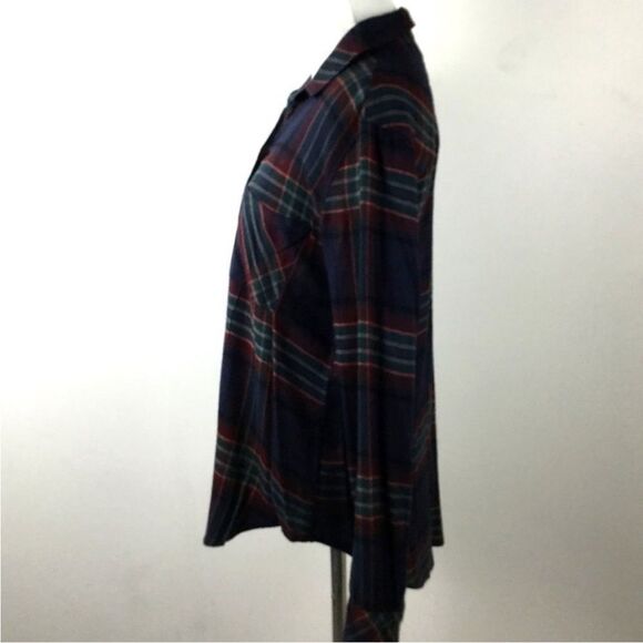 Rails Hunter Marine Rose Teal Plaid Flannel Shirt s - Picture 5 of 11
